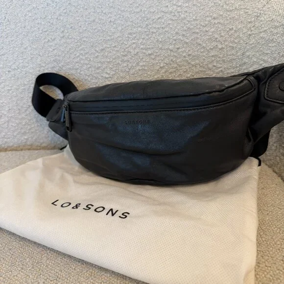 Lo & Sons - Bond Leather Sling Bag - Picture 2 of 9